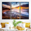 California Coastline Sunset Canvas Art for Beach House Decor by MyGreatCanvas | Canvas Wall Art Prints | Photo Prints & Wall Decor