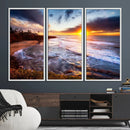 California Coastline Sunset Canvas Art for Beach House Decor by MyGreatCanvas | Canvas Wall Art Prints | Photo Prints & Wall Decor