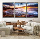 California Coastline Sunset Canvas Art for Beach House Decor by MyGreatCanvas | Canvas Wall Art Prints | Photo Prints & Wall Decor