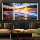 California Coastline Sunset Canvas Art for Beach House Decor by MyGreatCanvas | Canvas Wall Art Prints | Photo Prints & Wall Decor