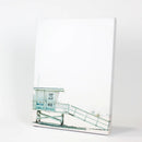 California Coastal Life Themed Print. Blue Lifeguard Hut by Wall Art Set