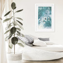 California Surfers Wall Art Print. Aerial Blue Ocean Waves by Wall Art Set