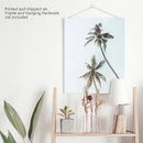 California Tropical Themed Wall Decor. Large Palm Trees by Wall Art Set