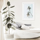 California Tropical Themed Wall Decor. Large Palm Trees by Wall Art Set