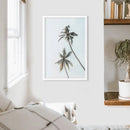 California Tropical Themed Wall Decor. Large Palm Trees by Wall Art Set