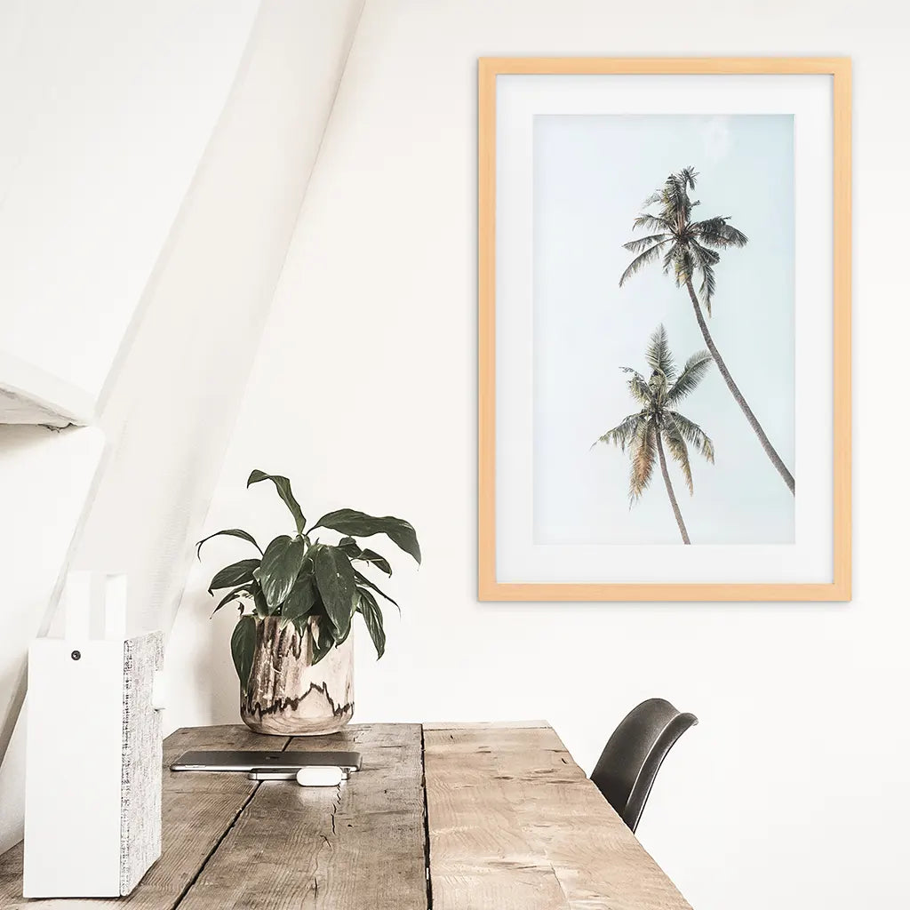 California Tropical Themed Wall Decor. Large Palm Trees, photo 7 of 10