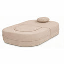 Calina Foldable Lounge Chair & Sofa Bed – Beige
