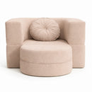 Calina Foldable Lounge Chair & Sofa Bed – Beige
