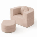 Calina Foldable Lounge Chair & Sofa Bed – Beige