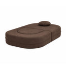 Calina Foldable Lounge Chair & Sofa Bed – Brown