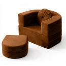 Calina Foldable Lounge Chair & Sofa Bed – Terracotta