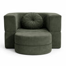 Calina Foldable Lounge Chair & Sofa Bed – Green