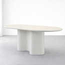 Wave Dining Table – Cream
