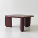 Halo Coffee Table – Burgundy