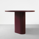 Wave Dining Table – Burgundy