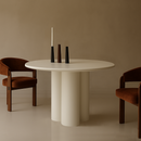 Round Dining Table – Cream