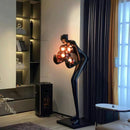 Calliope Statue Decoration Floor Lamp