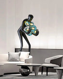 Calliope Statue Decoration Floor Lamp