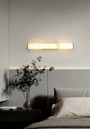 Cylindrical Callisto Alabaster Wall Lamp