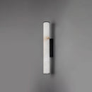 Cylindrical Callisto Alabaster Wall Lamp