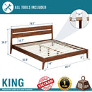 Callisto Solid Wood Bed Frame