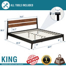 Callisto Solid Wood Bed Frame