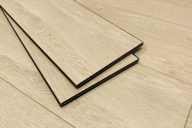 Calypso Tan Micro Bevel Matte 9.25"x60" Waterproof Laminate Flooring 12mm - Linea