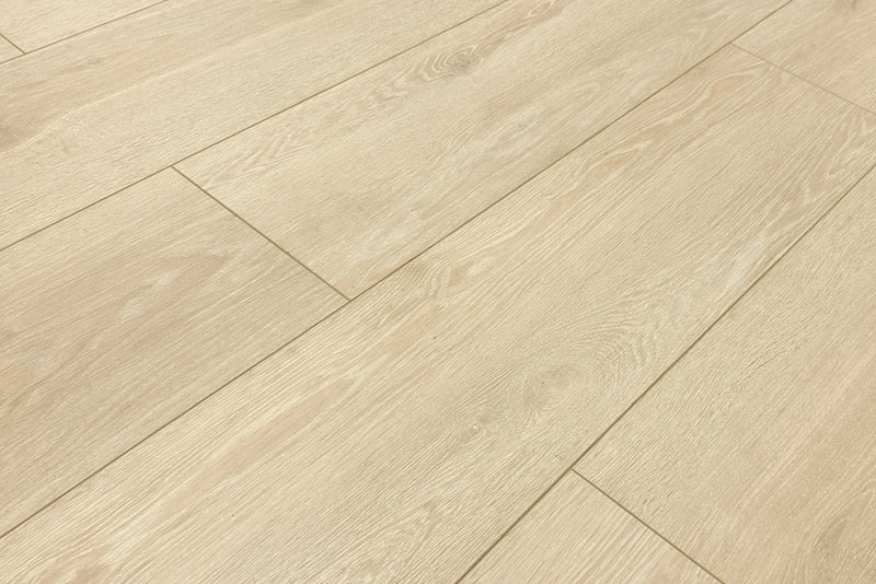 Calypso Tan Micro Bevel Matte 9.25"x60" Waterproof Laminate Flooring 12mm - Linea