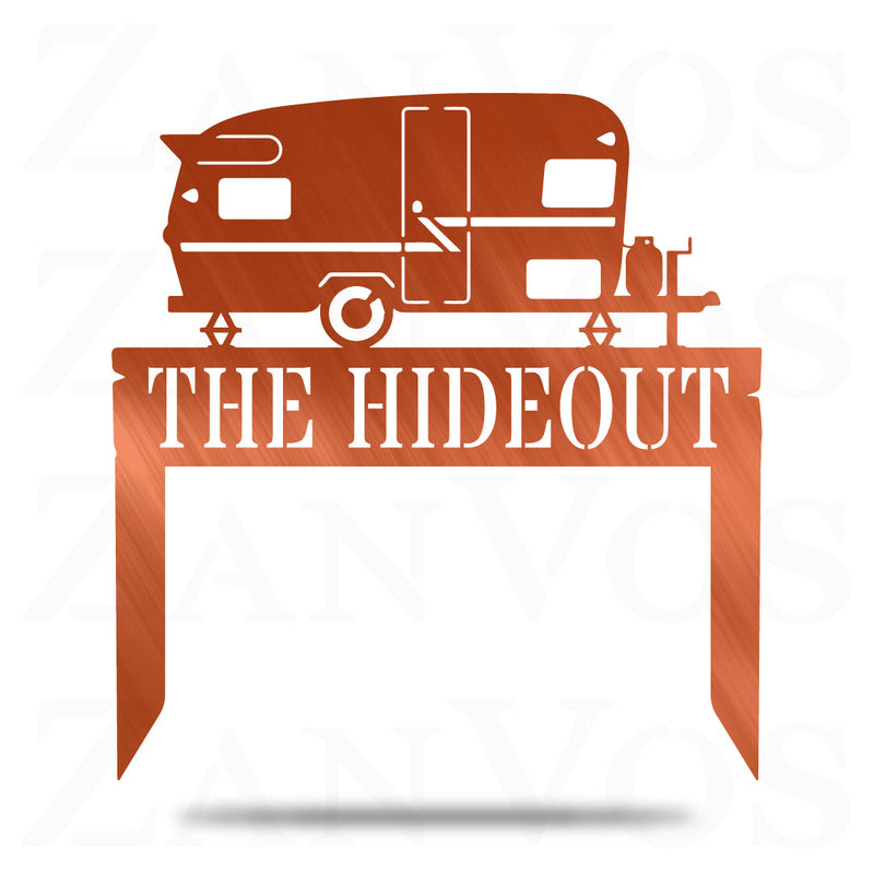 Camper Monogram With Stakes