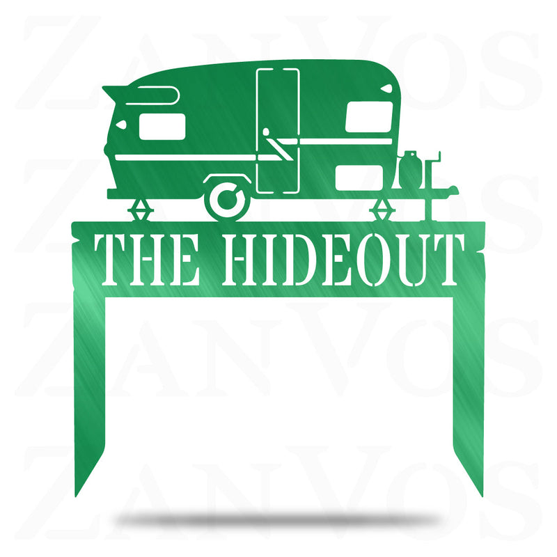 Camper Monogram With Stakes