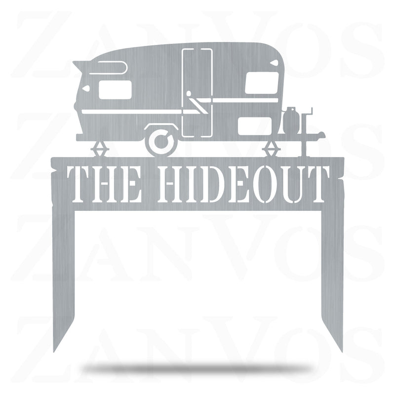 Camper Monogram With Stakes