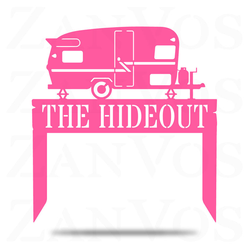 Camper Monogram With Stakes