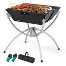 3-in-1 Camping Campfire Grill with Stainless Steel Grills Carrying Bag & Gloves by LJGDeals