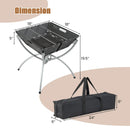 3-in-1 Camping Campfire Grill with Stainless Steel Grills Carrying Bag & Gloves by DirectDeals