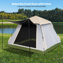 2-4 Person Instant Pop-up Camping Tent with Removable Rainfly by LJGDeals