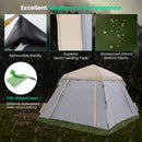 2-4 Person Instant Pop-up Camping Tent with Removable Rainfly by LJGDeals