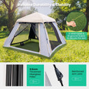 2-4 Person Instant Pop-up Camping Tent with Removable Rainfly by LJGDeals