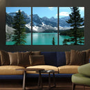 Canadian Rockies Moraine Lake Landscape Canvas Print, by MyGreatCanvas | Canvas Wall Art Prints | Photo Prints & Wall Decor