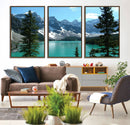 Canadian Rockies Moraine Lake Landscape Canvas Print, by MyGreatCanvas | Canvas Wall Art Prints | Photo Prints & Wall Decor
