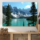 Canadian Rockies Moraine Lake Landscape Canvas Print, by MyGreatCanvas | Canvas Wall Art Prints | Photo Prints & Wall Decor