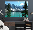 Canadian Rockies Moraine Lake Landscape Canvas Print, by MyGreatCanvas | Canvas Wall Art Prints | Photo Prints & Wall Decor