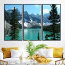 Canadian Rockies Moraine Lake Landscape Canvas Print, by MyGreatCanvas | Canvas Wall Art Prints | Photo Prints & Wall Decor