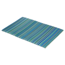 Cancun Turquoise & Moss Green Outdoor Doormat – 24" x 36" Non-Slip, Recycled Plastic