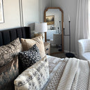 50 Inch Black Iron Floor Candelabra