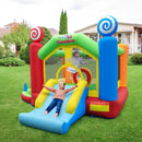 Candy Land Theme Kids Inflatable Bounce House with 735W Air Blower by LJGDeals