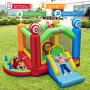 Candy Land Theme Kids Inflatable Bounce House with 735W Air Blower by LJGDeals