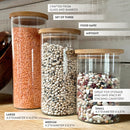Glass Canister Set with Lids by Decor Steals