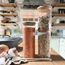 Glass Canister Set with Lids by Decor Steals
