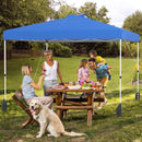 10 X 10 FT Pop up Canopy Tent with 1 Sidewall and Wheeled Bag by LJGDeals