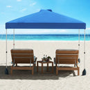 10 X 10 FT Pop up Canopy Tent with 1 Sidewall and Wheeled Bag by LJGDeals